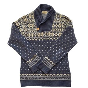 Boys Wool Sweater | Mole Little Norway | Size 140 | Nordic Fair Isle